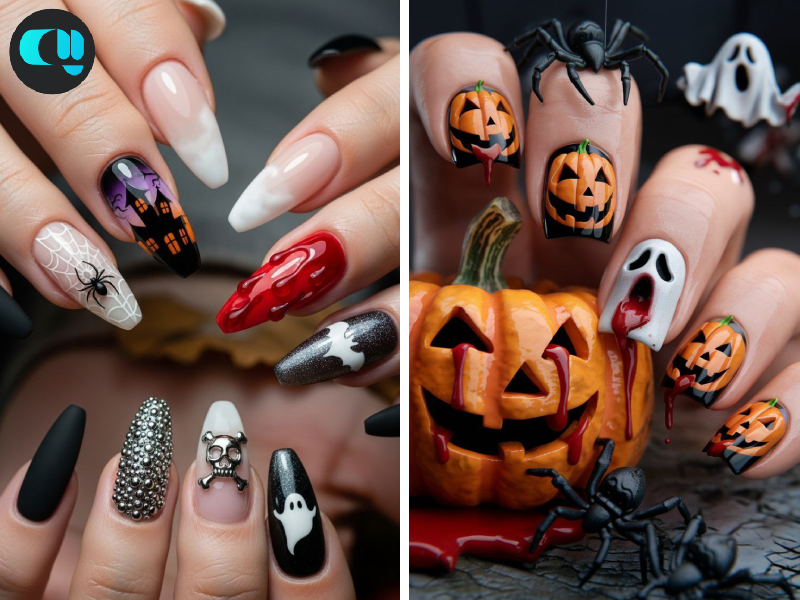 ایده‌های خاص طراحی ناخن برای هالووین