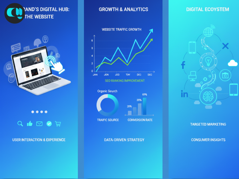 اهمیت طراحی و توسعه سایت برای برندها