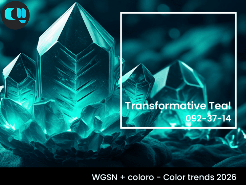 رنگ سال 2026_جادوی آبی سبز تحول آفرین در ساخت هویت برند های آینده